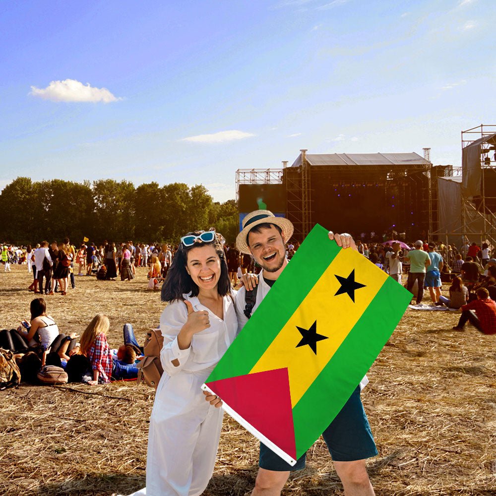 Sao Tome & Principe Flag 2x3ft Poly - Flags Importer