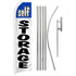 Self Storage (Blue & White) Super Flag & Pole Kit - Flags Importer