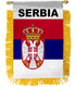 Serbia Mini Banner - Flags Importer