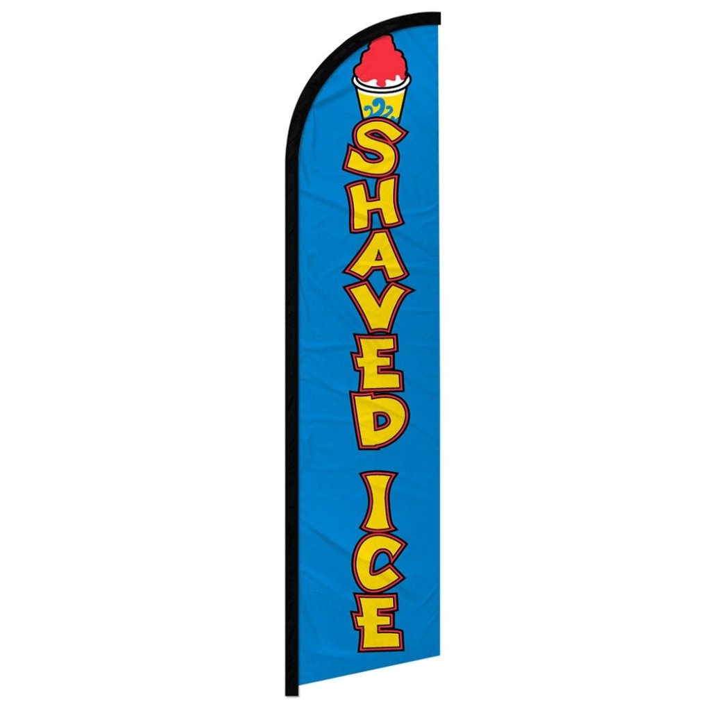 Shaved Ice Windless Banner Flag - Flags Importer
