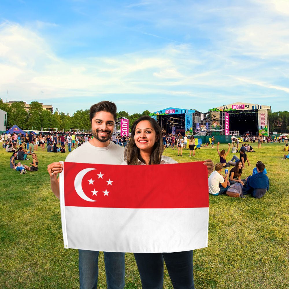 Singapore Flag 2x3ft Poly - Flags Importer