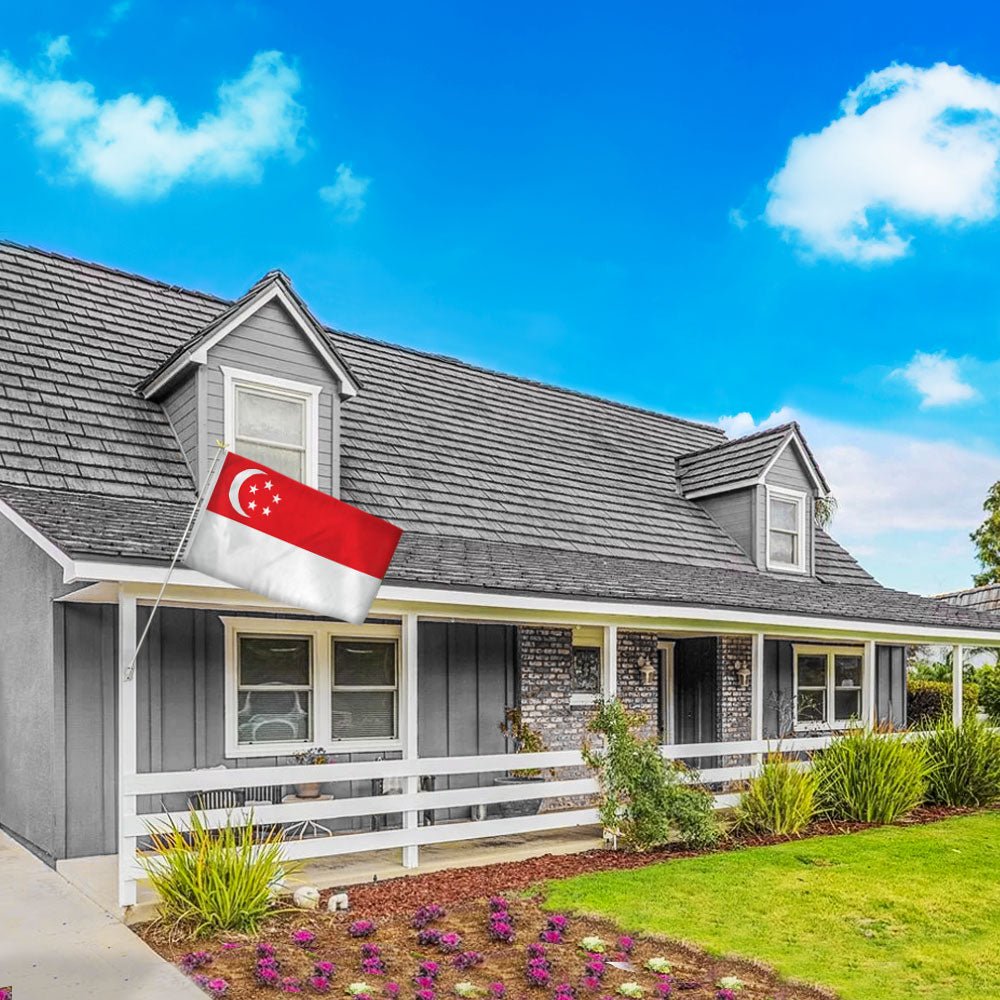 Singapore Flag 3x5ft Poly - Flags Importer