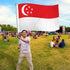 Singapore Flag 3x5ft Poly - Flags Importer