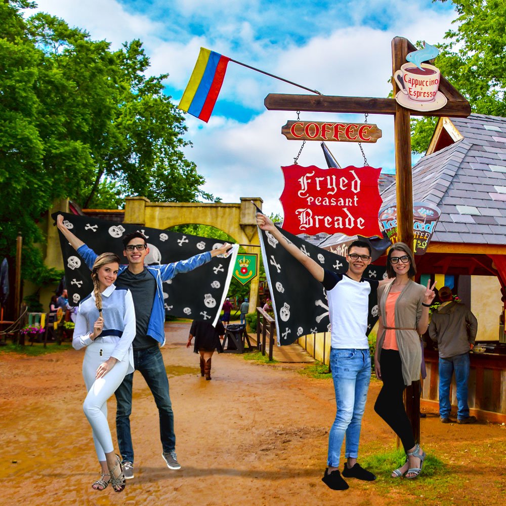 Skull and Bones Pirate Flag 3x5ft Poly - Flags Importer