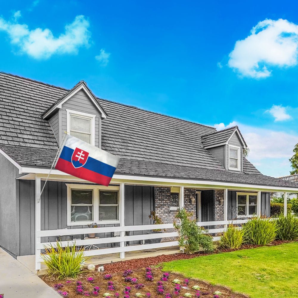Slovakia Flag 3x5ft Poly - Flags Importer