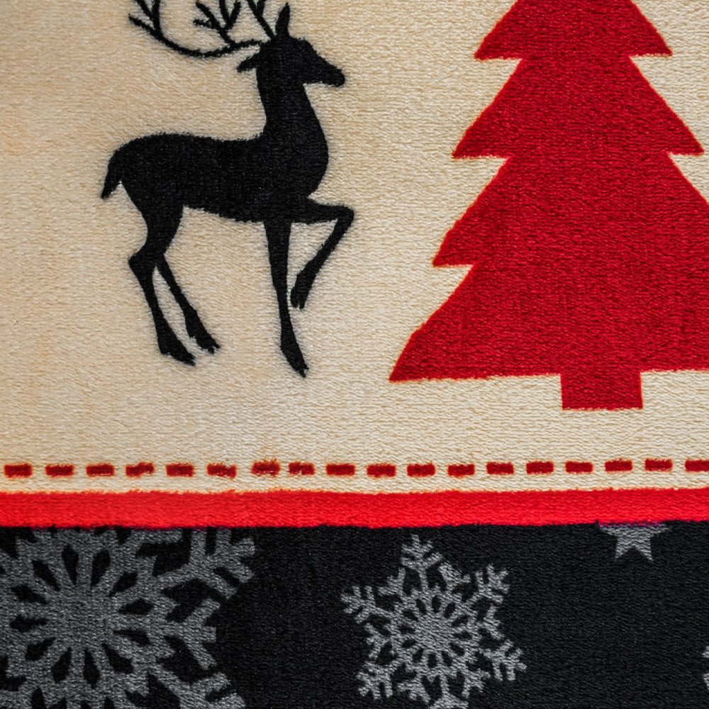 Snowflake (Red) Soft Plush 50x60in Blanket - Flags Importer