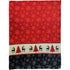Snowflake (Red) Soft Plush 50x60in Blanket - Flags Importer