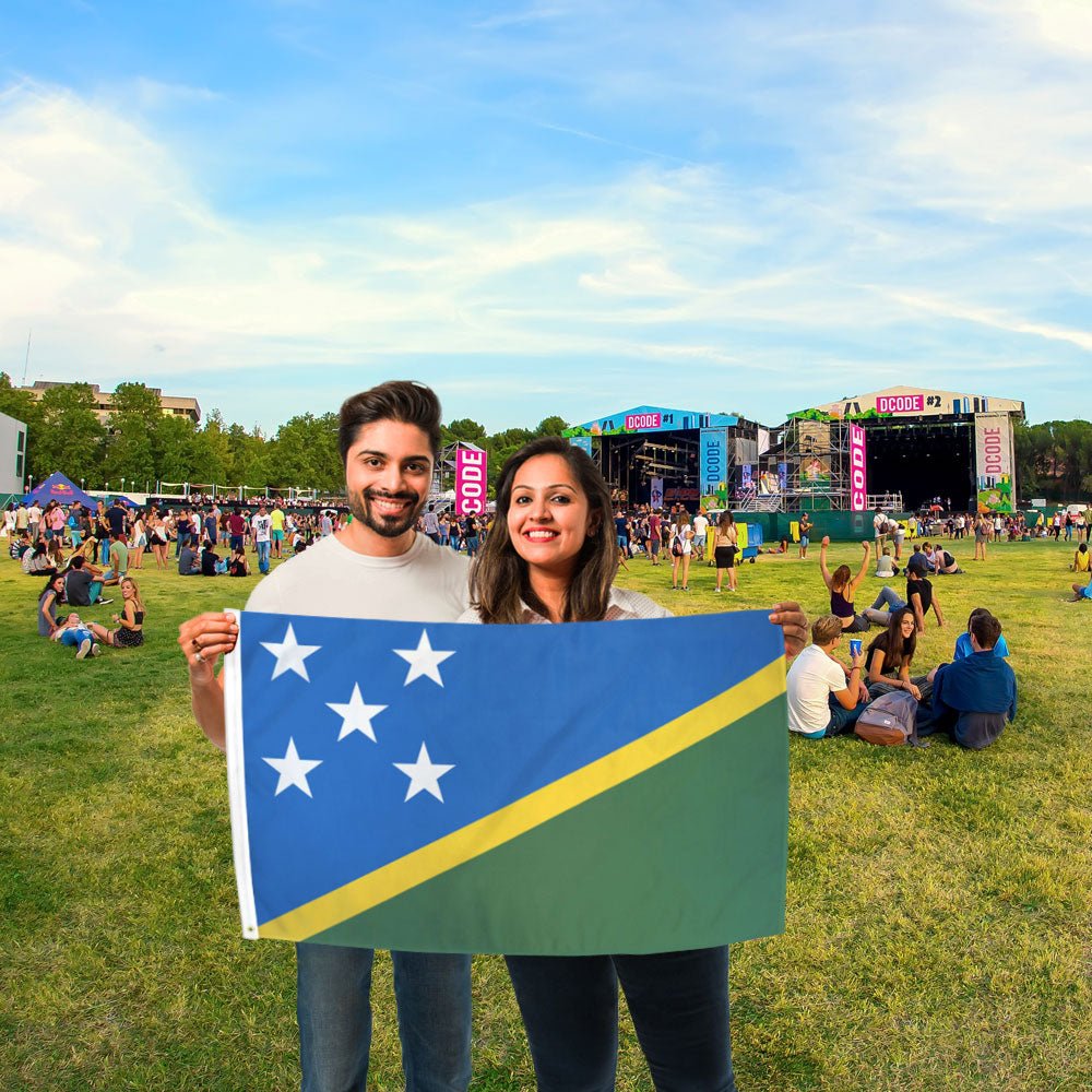 Solomon Islands Flag 2x3ft Poly - Flags Importer