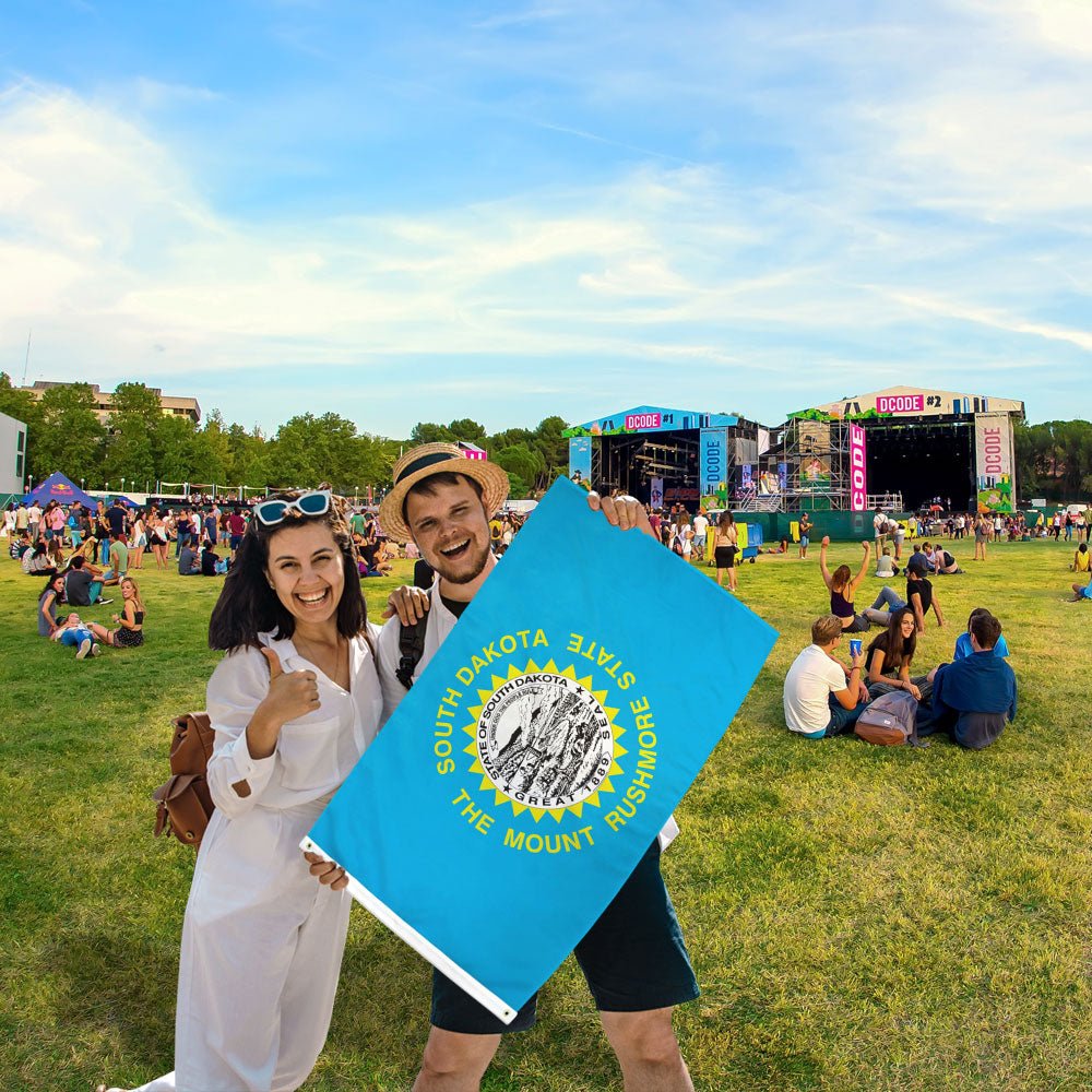 South Dakota Flag 2x3ft Poly - Flags Importer