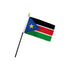 South Sudan 4x6in Stick Flag - Flags Importer