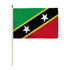 St. Kitts & Nevis 12x18in Stick Flag - Flags Importer