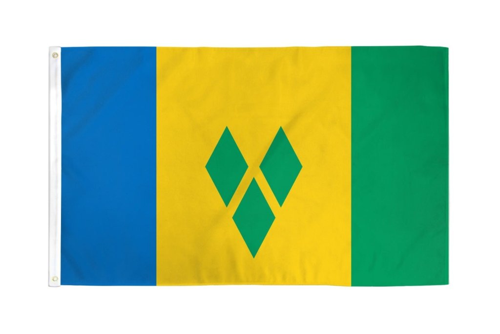 St. Vincent Flag 3x5ft Poly - Flags Importer