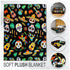 Sugar Skull (Fiesta) Soft Plush 50x60in Blanket - Flags Importer