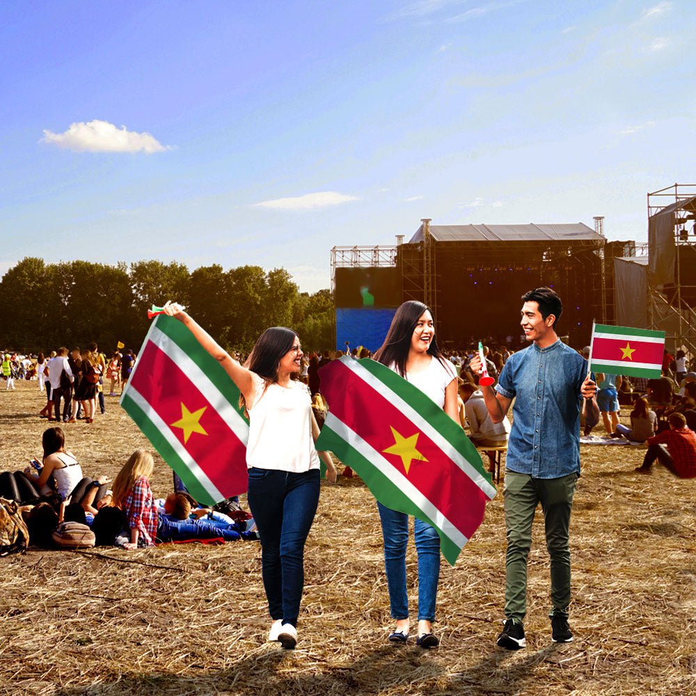Suriname Flag 3x5ft Poly - Flags Importer