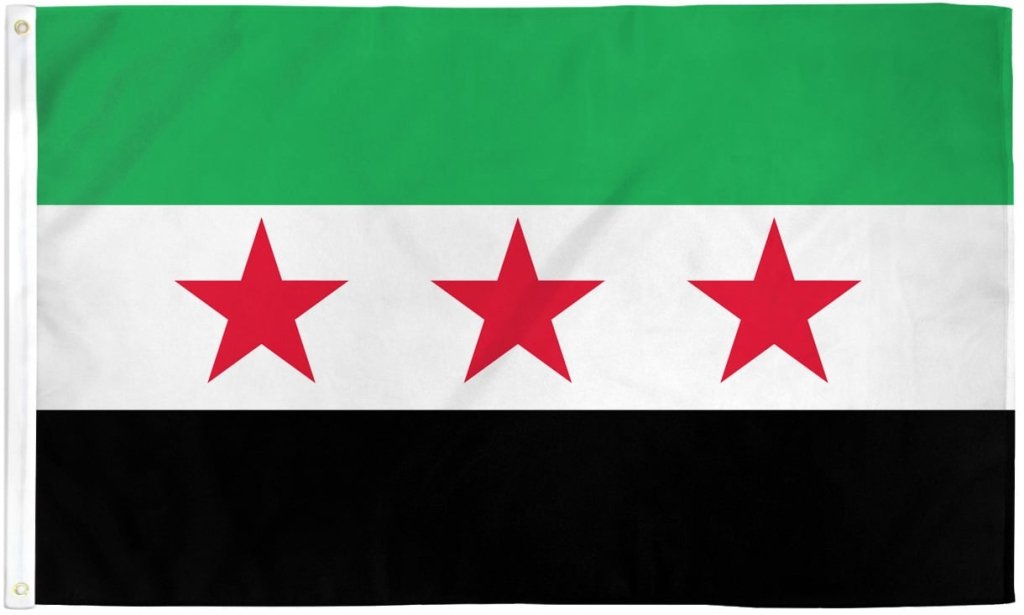 Syrian (Republic) Flag 2x3ft Poly - Flags Importer
