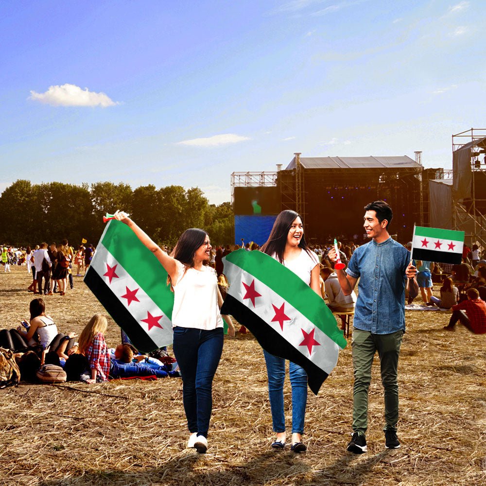 Syrian (Republic) Flag 3x5ft Poly - Flags Importer