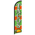 Tacos (Green & Orange) Windless Banner Flag - Flags Importer