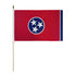 Tennessee 12x18in Stick Flag - Flags Importer