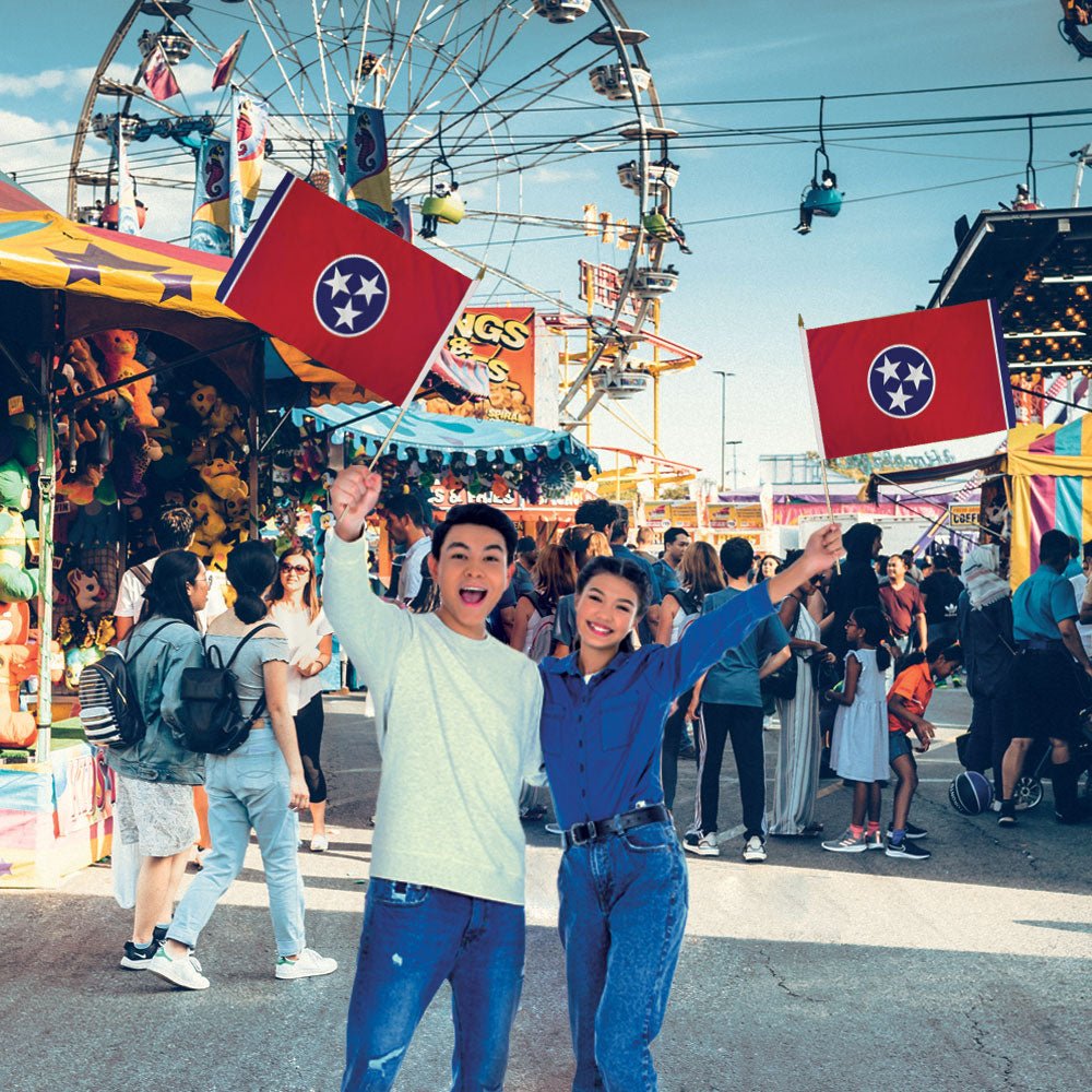 Tennessee 12x18in Stick Flag - Flags Importer