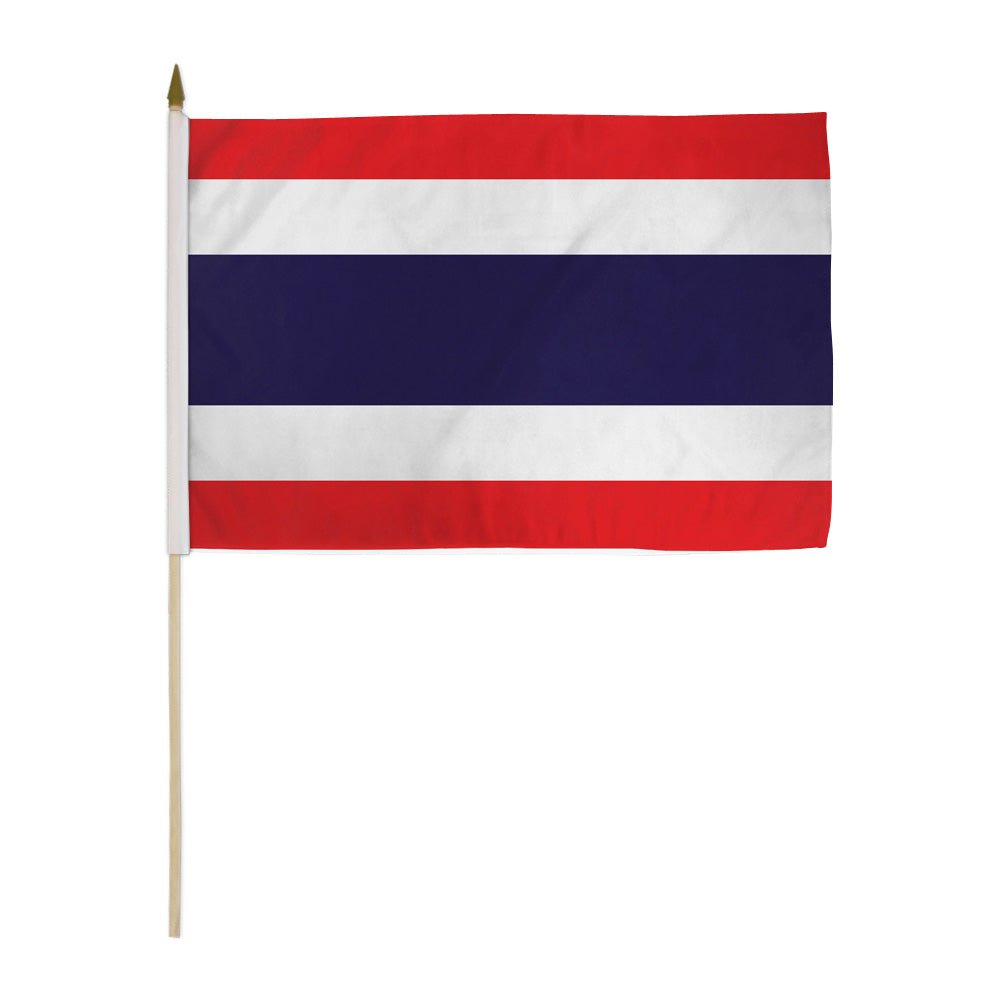 Thailand 12x18in Stick Flag - Flags Importer