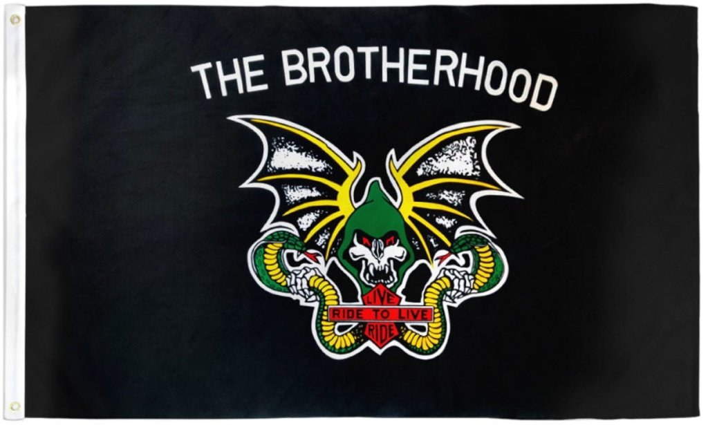 The Brotherhood Flag 3x5ft Poly - Flags Importer