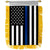 Thin Blue Line USA Mini Banner - Flags Importer