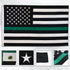 Thin Green Line USA Embroidered Flag 3x5ft - Flags Importer