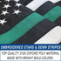 Thin Green Line USA Embroidered Flag 3x5ft - Flags Importer