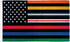 Thin Multi Line USA Flag 3x5ft Poly - Flags Importer