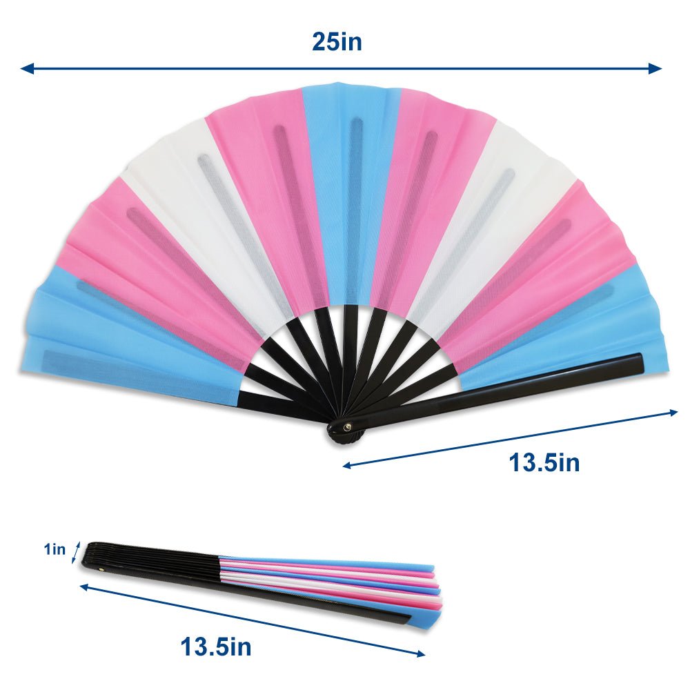 Transgender X - Large Hand Fan - Flags Importer