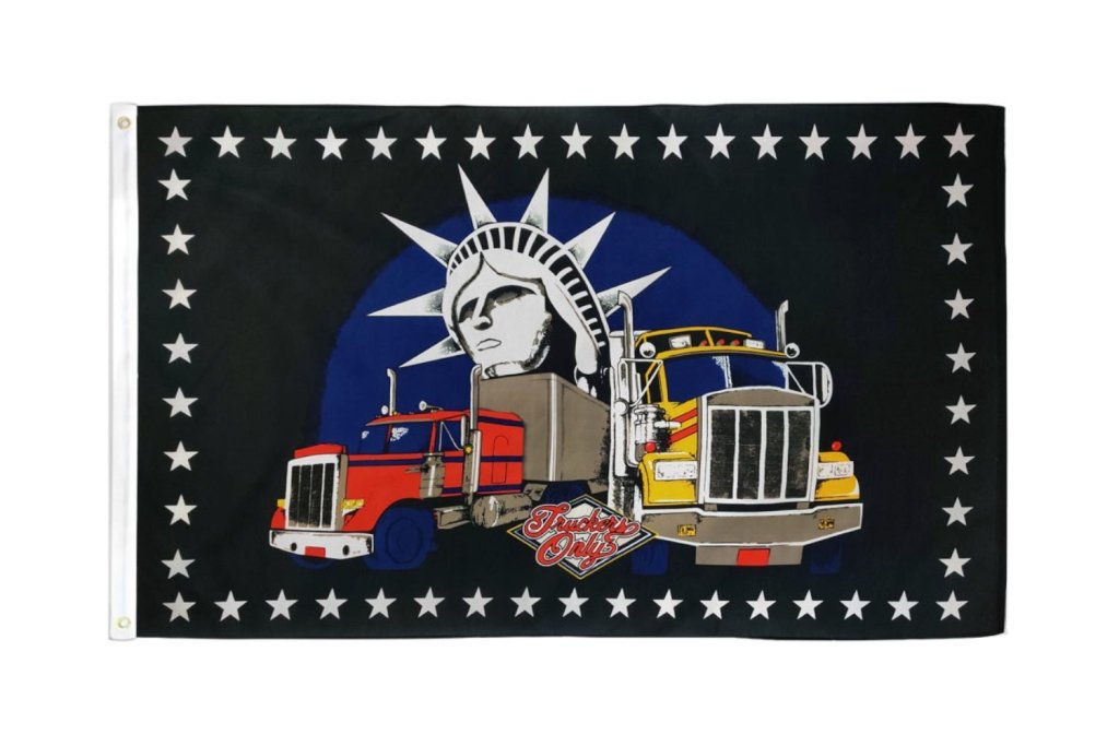 Truckers Only Flag 3x5ft Poly - Flags Importer