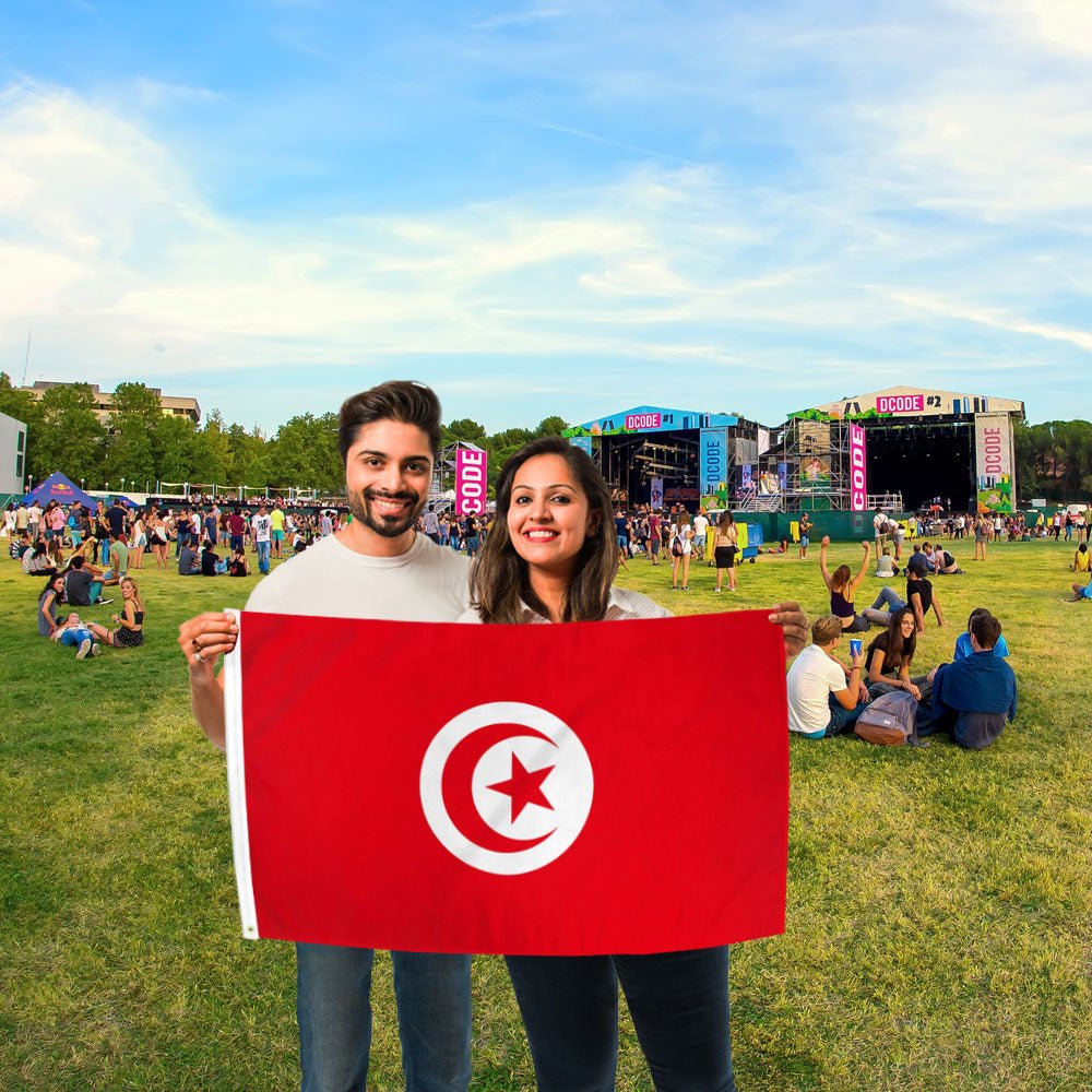 Tunisia Flag 2x3ft Poly - Flags Importer