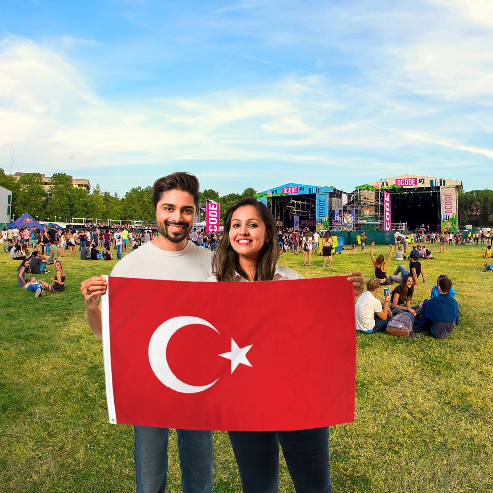 Turkiye (Turkey) Flag 2x3ft Poly - Flags Importer