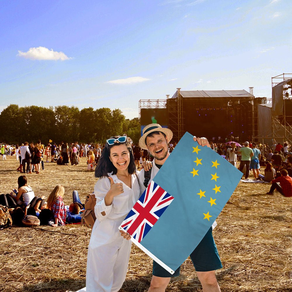 Tuvalu Flag 2x3ft Poly - Flags Importer