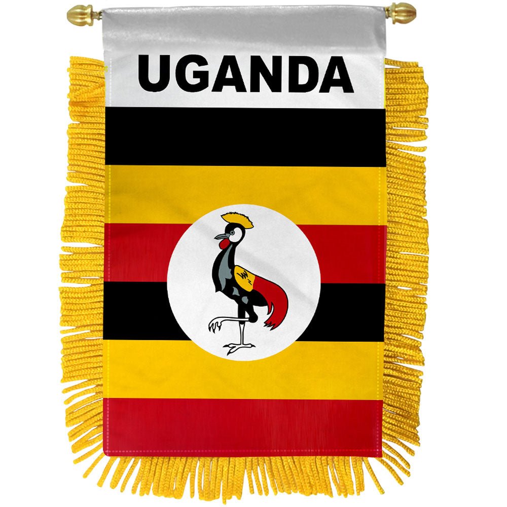 Uganda Mini Banner - Flags Importer