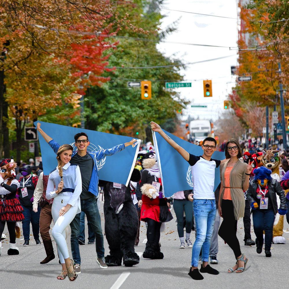 United Nations Flag 3x5ft Poly - Flags Importer