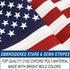 USA 12x18in Grommeted Embroidered Flag - Flags Importer