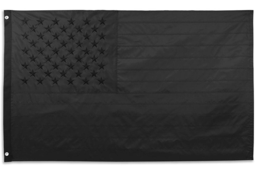 USA (Blackout) Embroidered Flag 3x5ft - Flags Importer