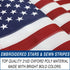 USA Embroidered Flag (Sleeved) 3x5ft - Flags Importer