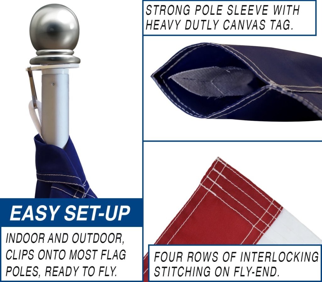 USA Embroidered Garden Flag 28.5x43.5in - Flags Importer