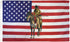 USA Indian Horse #1 Flag 3x5ft Poly - Flags Importer