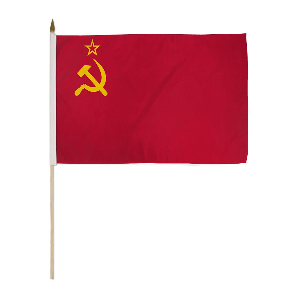 USSR (Russia) 12x18in Stick Flag - Flags Importer