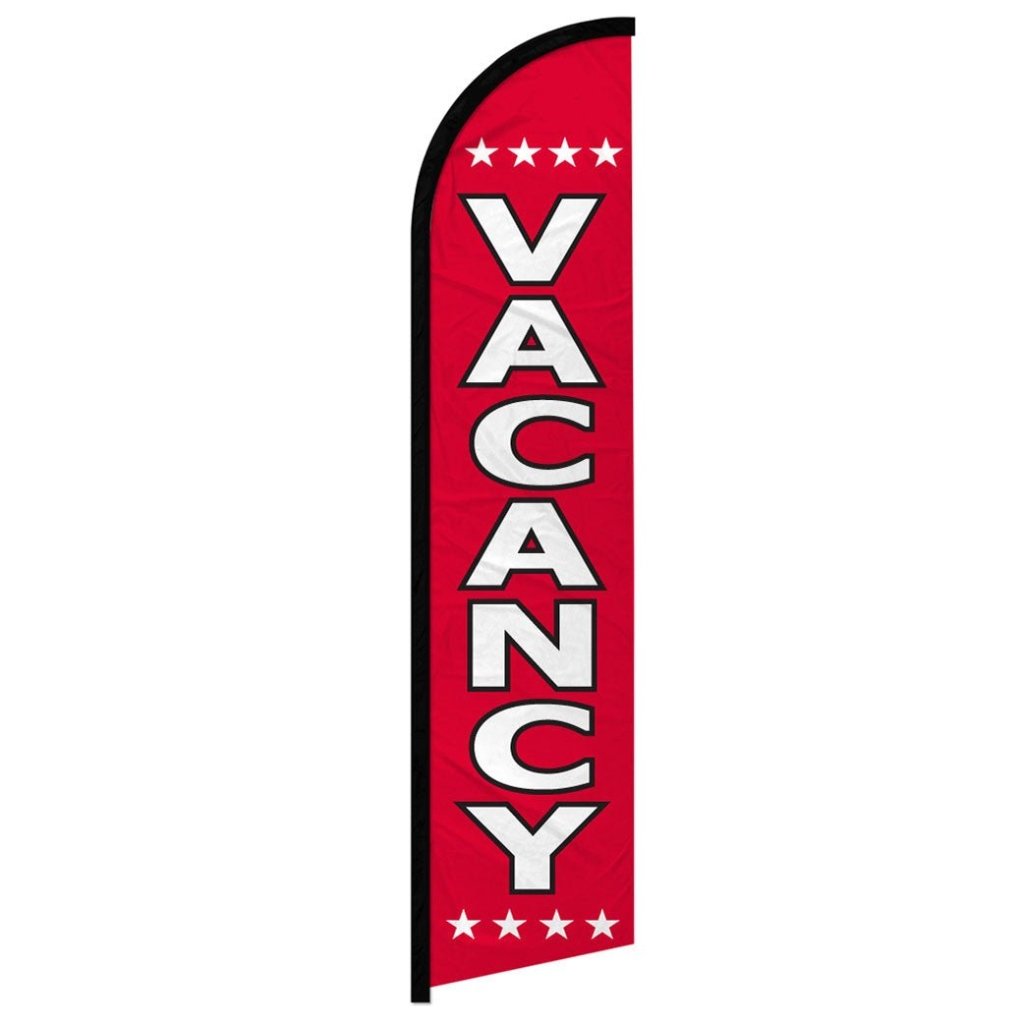 Vacancy Windless Banner Flag - Flags Importer