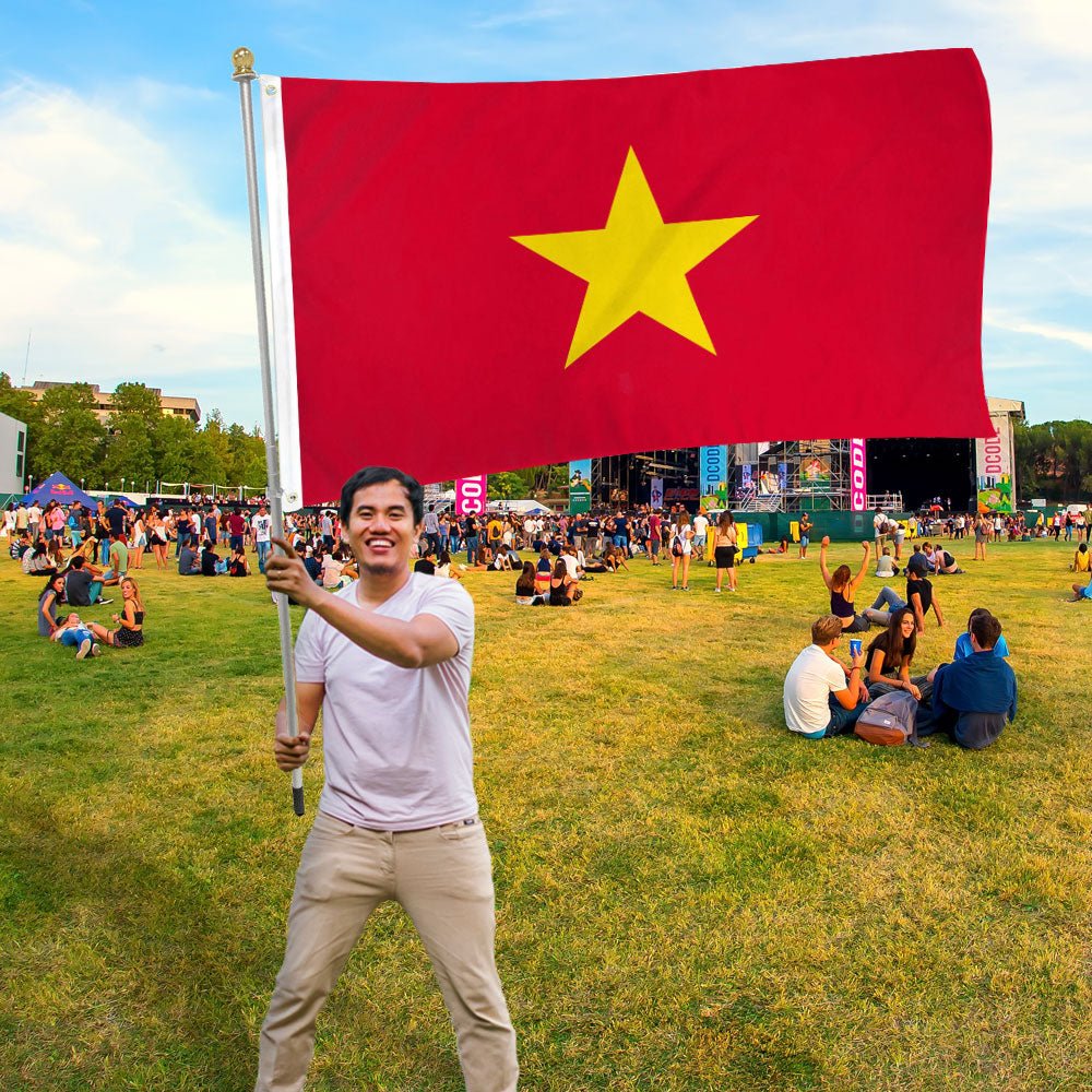 Vietnam Flag 3x5ft Poly - Flags Importer