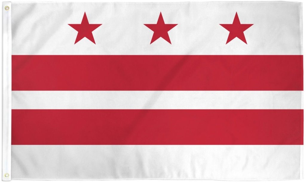 Washington DC Flag 2x3ft Poly - Flags Importer