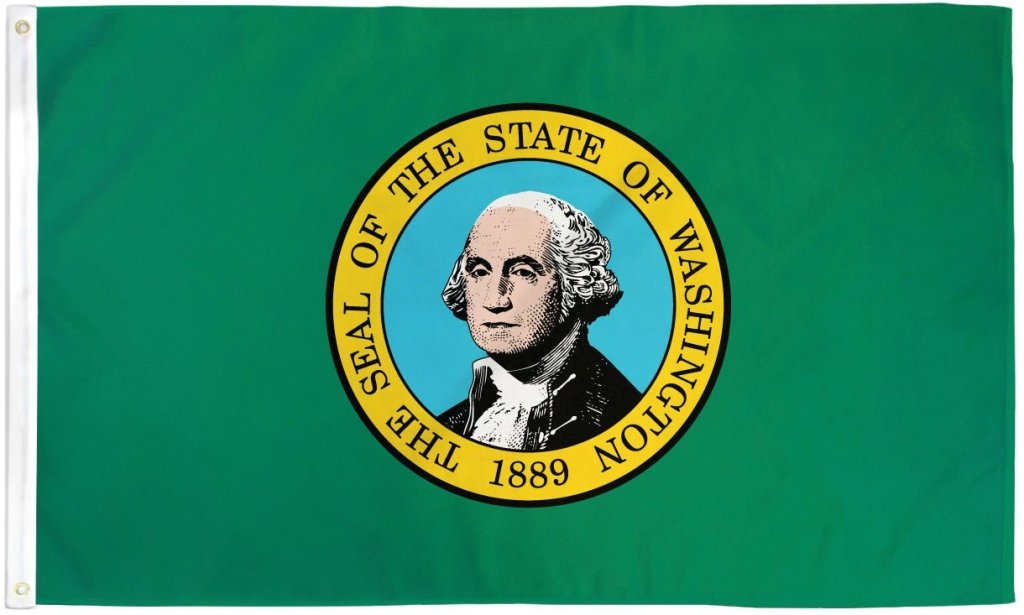 Washington Flag 3x5ft Poly - Flags Importer