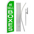 We Sell Boxes (Green) Super Flag & Pole Kit - Flags Importer
