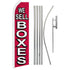 We Sell Boxes (Red) Super Flag & Pole Kit - Flags Importer