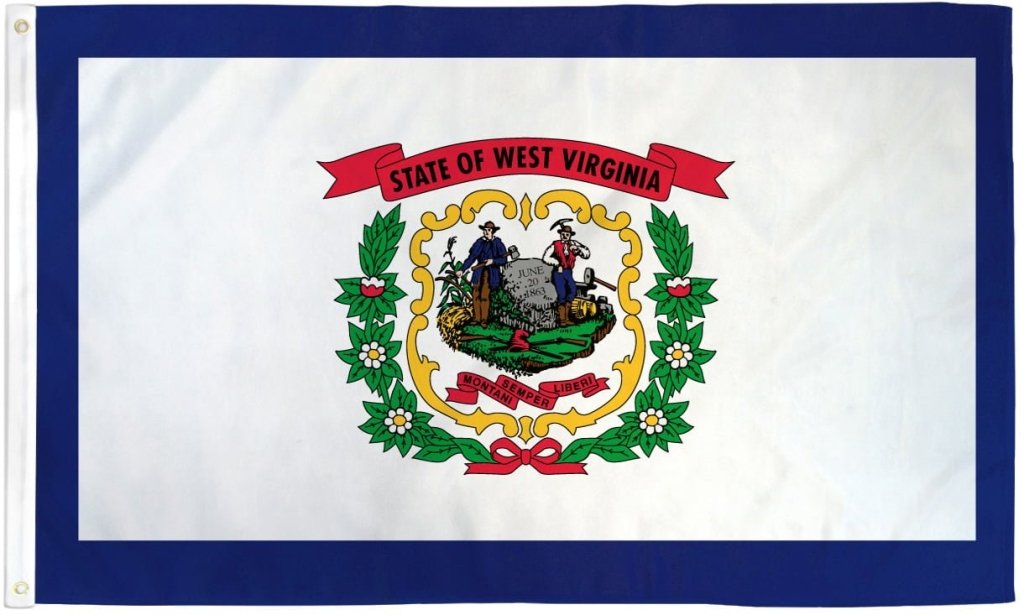 West Virginia Flag 2x3ft Poly - Flags Importer