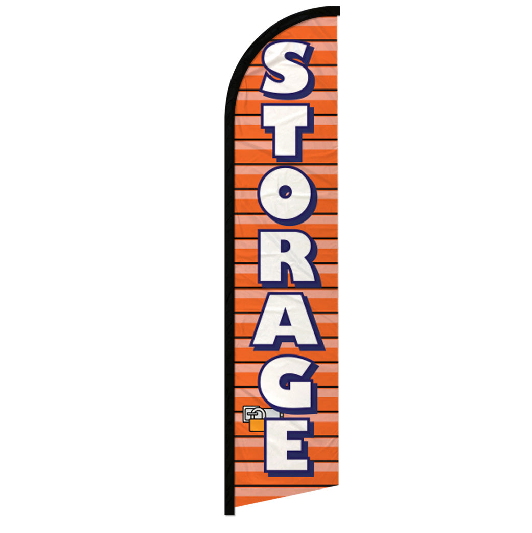 Storage (Orange) Windless Banner Flag
